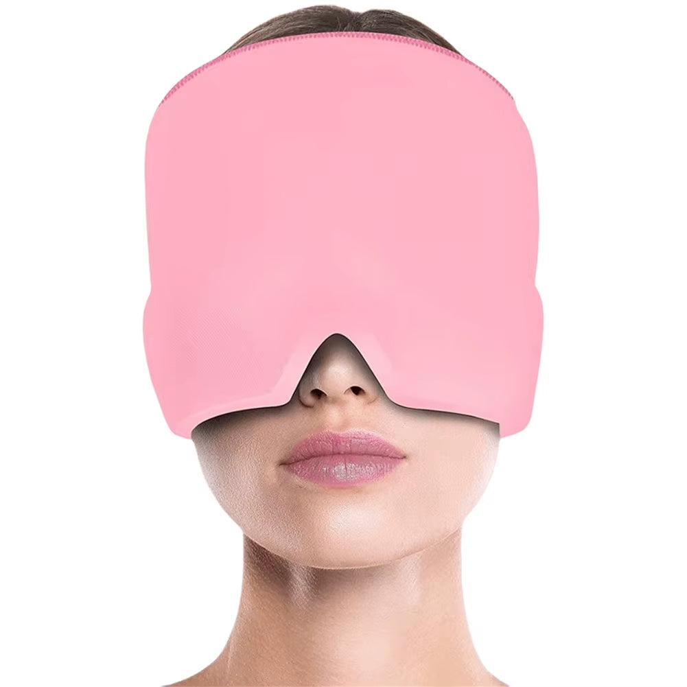 Migraine Relief Hat Headache Ice Cap Full Head Head Heat Treatments Hat Gel Hot Cold Therapy Ice Cap Relieve Cold Compress Hat
