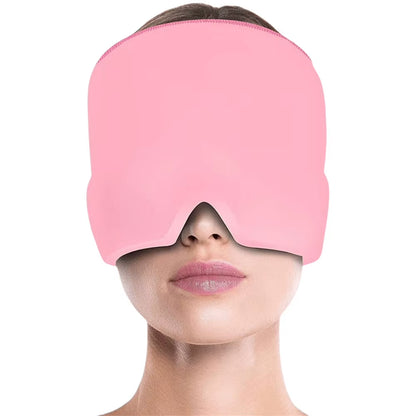 Migraine Relief Hat Headache Ice Cap Full Head Head Heat Treatments Hat Gel Hot Cold Therapy Ice Cap Relieve Cold Compress Hat